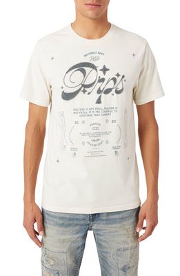 PRPS Reefs Cotton Graphic T-Shirt in Fog