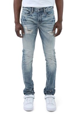 PRPS Sounds Distressed Skinny Jeans in Indigo