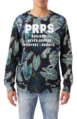 PRPS Tropic Cotton Sweatshirt in Navy Multi