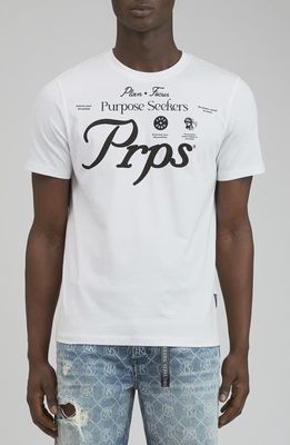 PRPS Watkins Logo Graphic T-Shirt in White 