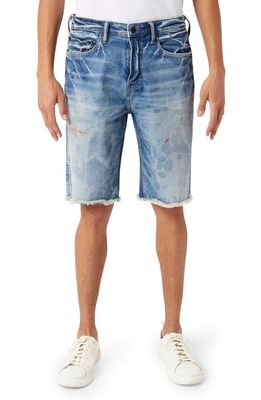 PRPS Winds Cutofff Denim Shorts in Indigo Mix