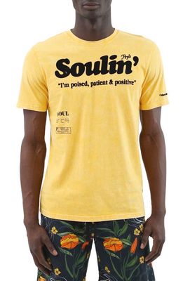 PRPS x SOUL Soulin' Graphic T-Shirt in Yellow