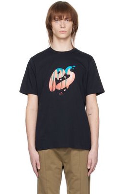 PS by Paul Smith Blue Graphic T-Shirt