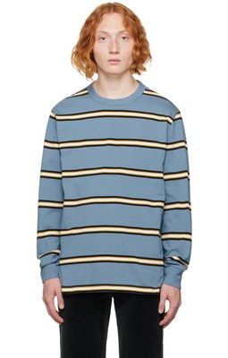 PS by Paul Smith Blue Stripe Long Sleeve T-Shirt