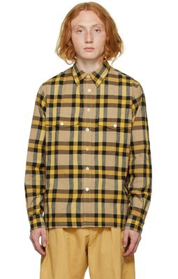 PS by Paul Smith Brown Check Shirt