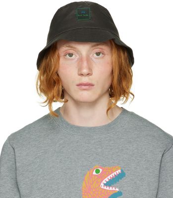 PS by Paul Smith Brown Waxed Cotton Hat