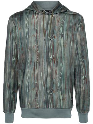 PS Paul Smith abstract-print cotton hoodie - Green