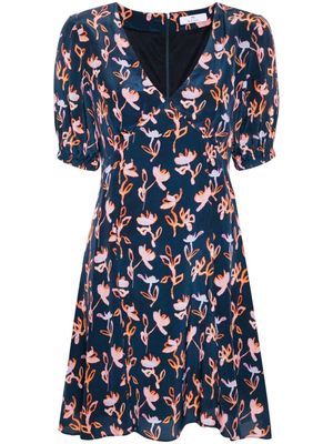 PS Paul Smith abstract-print mini dress - Blue