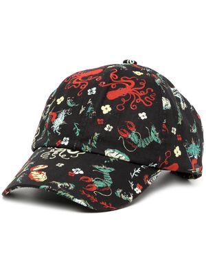 PS Paul Smith all-over graphic-print baseball cap - Blue