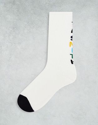PS Paul Smith back logo socks in white