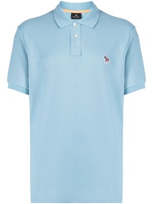 PS Paul Smith Big Pony organic-cotton polo shirt - Blue