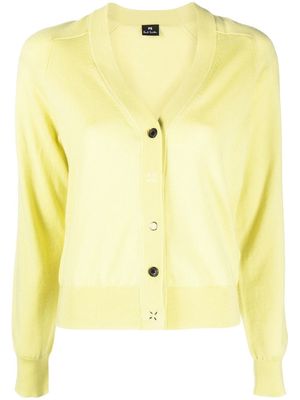 PS Paul Smith button-detail knit cardigan - Yellow
