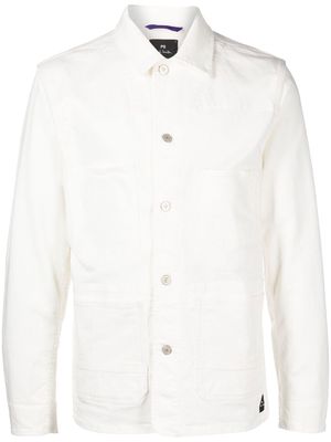 PS Paul Smith button-down denim jacket - White