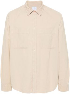 PS Paul Smith button-up cotton shirt - Neutrals