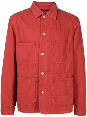 PS Paul Smith button-up linen jacket - Red