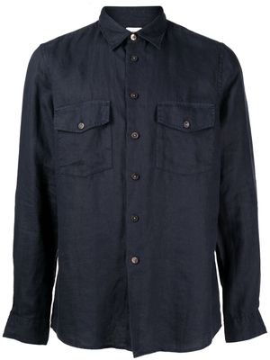 PS Paul Smith buttoned cotton shirt - Blue