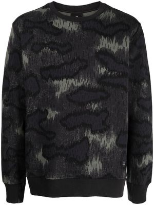 PS Paul Smith Camo cotton sweatshirt - Black
