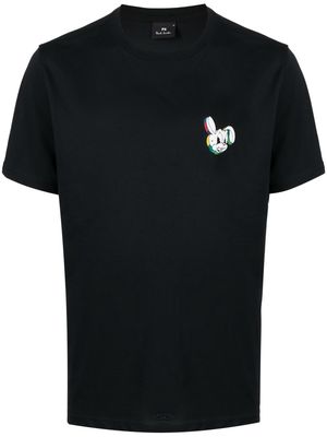 PS Paul Smith cartoon-print cotton T-Shirt - Black