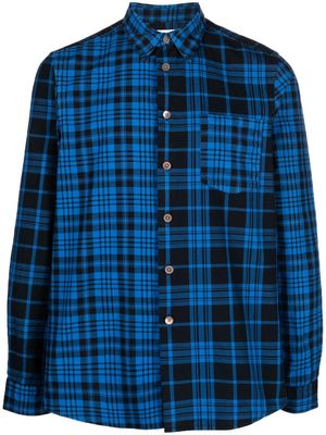 PS Paul Smith checked cotton shirt - Blue