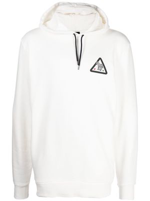 PS Paul Smith chest logo-print detail hoodie - White