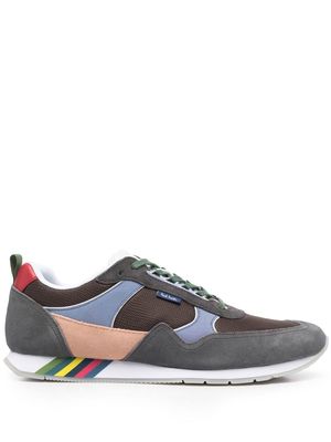 PS Paul Smith colour-block panelled sneakers - Green
