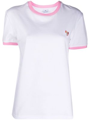 PS Paul Smith constrating-borders T-shirt - White