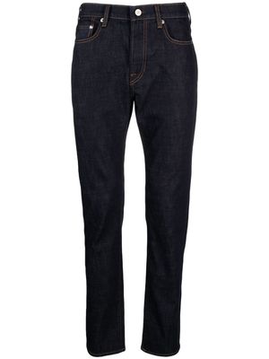 PS Paul Smith contrast-stitching dark-wash jeans - Blue