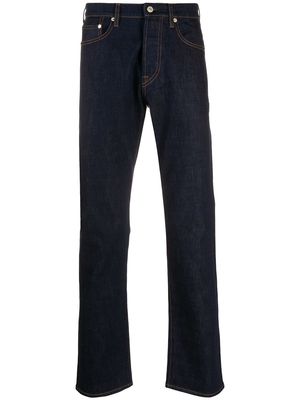PS Paul Smith contrast-stitching straight jeans - Blue
