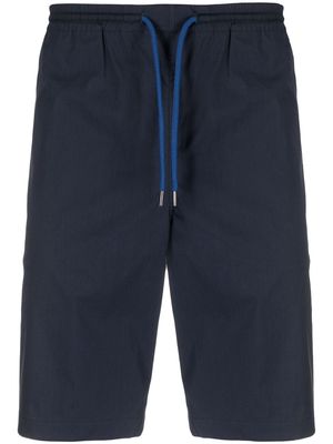 PS Paul Smith cotton-blend drawstring shorts - Blue