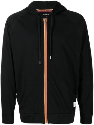 PS Paul Smith cotton zip up hoodie - Black