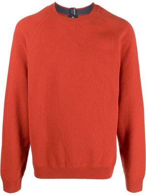 PS Paul Smith crew-neck wool jumper - Orange