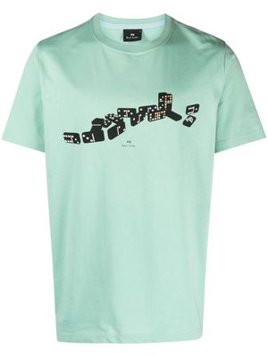 PS Paul Smith Dominoes logo-print T-shirt - Green