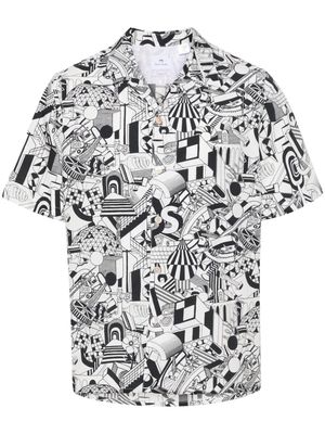 PS Paul Smith doodle-print shirt - White
