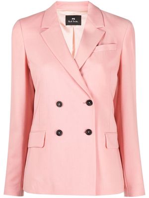 PS Paul Smith double-breasted wool blazer - Pink