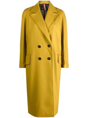 PS Paul Smith double-breasted wool-blend coat - Yellow