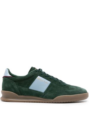PS Paul Smith Dover panelled suede sneakers - Green