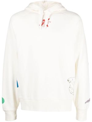 PS Paul Smith drawstring cotton hoodie - White