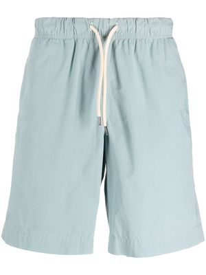 PS Paul Smith drawstring organic-cotton shorts - Blue