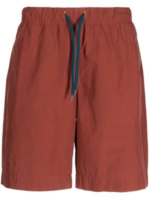 PS Paul Smith drawstring organic-cotton shorts - Red