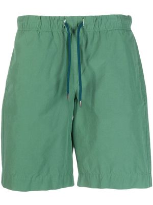 PS Paul Smith drawstring-waist organic cotton shorts - Green