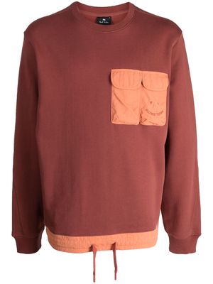 PS Paul Smith embroidered-logo cotton jumper