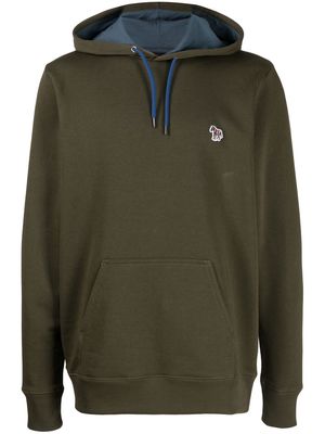 PS Paul Smith embroidered-logo detail hoodie - Green