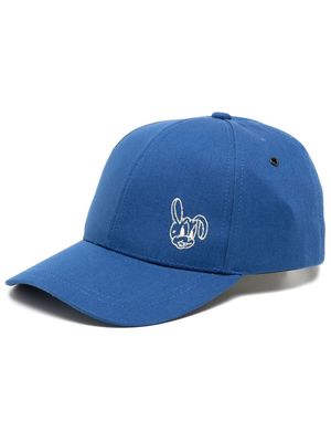 PS Paul Smith embroidered logo hat - Blue