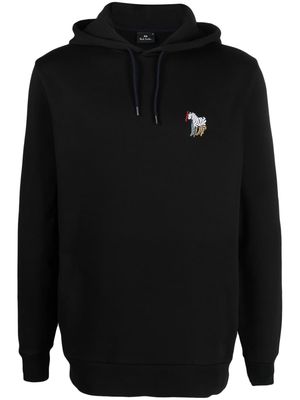 PS Paul Smith embroidered-logo long-sleeve hoodie - Black