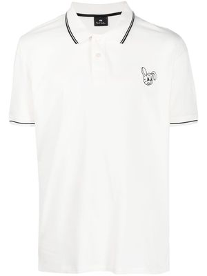 PS Paul Smith embroidered-logo polo shirt - White