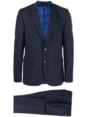 PS Paul Smith fine-check single-breasted suit - Blue