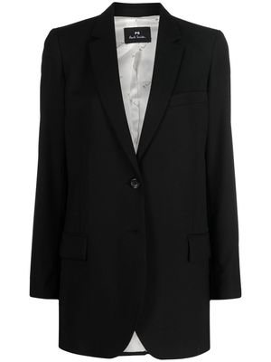 PS Paul Smith fitted single-breasted button blazer - Black