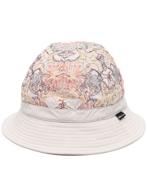 PS Paul Smith floral-embroidery bucket hat - Neutrals