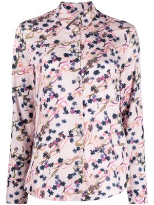 PS Paul Smith floral-print button-up shirt - Pink