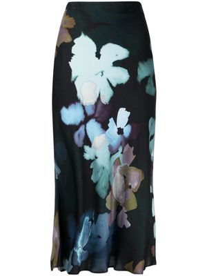 PS Paul Smith floral-print flared midi skirt - Multicolour